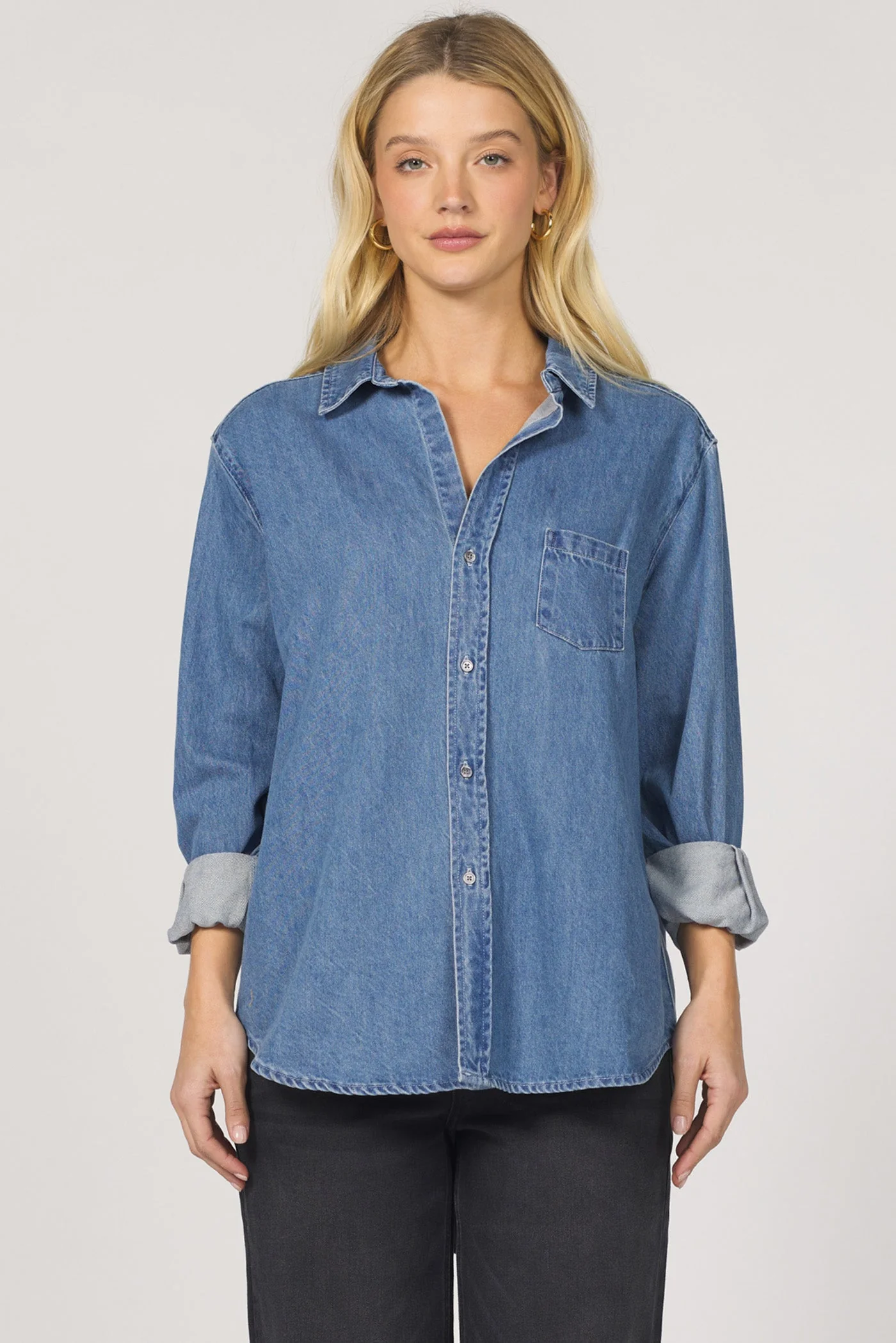 [Dear John] Galina Denim Shirt-Osalina