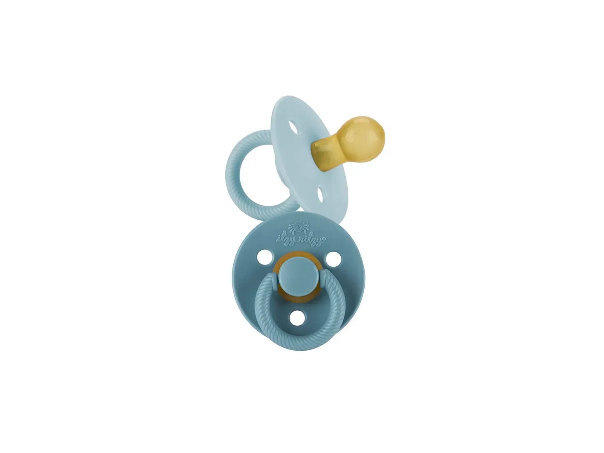 Itzy Soother Natural Rubber Paci Sets-Harbor+Coast