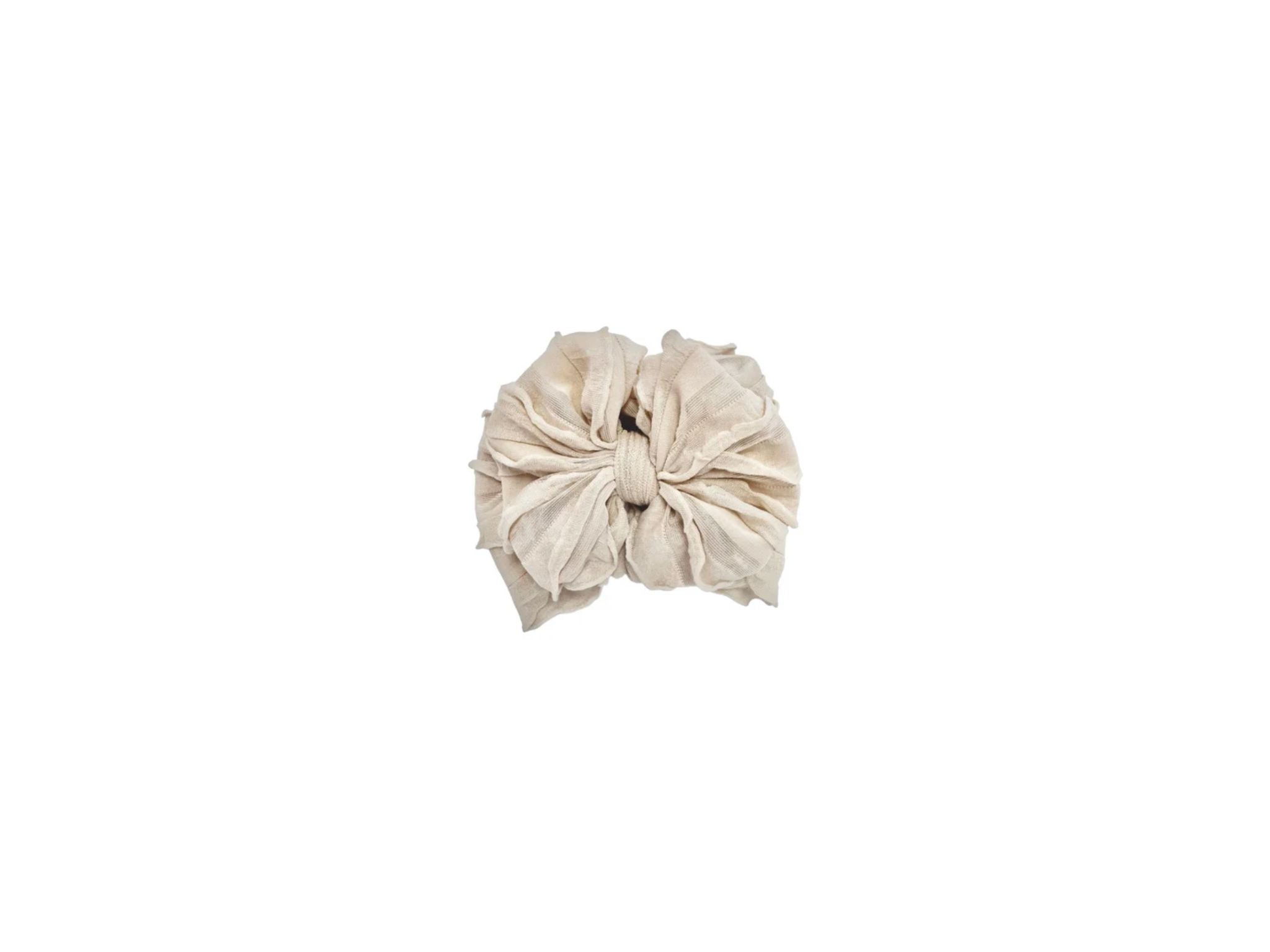 Ruffled Headband - Sandy