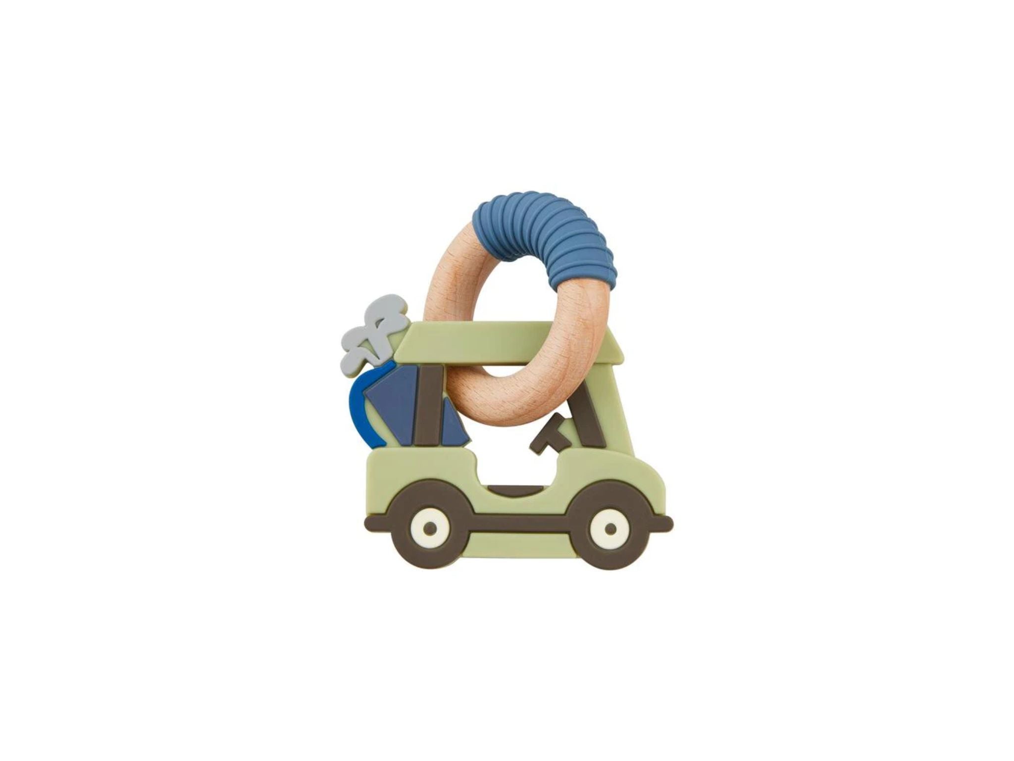 [Mud Pie] Green Golf Cart Teether