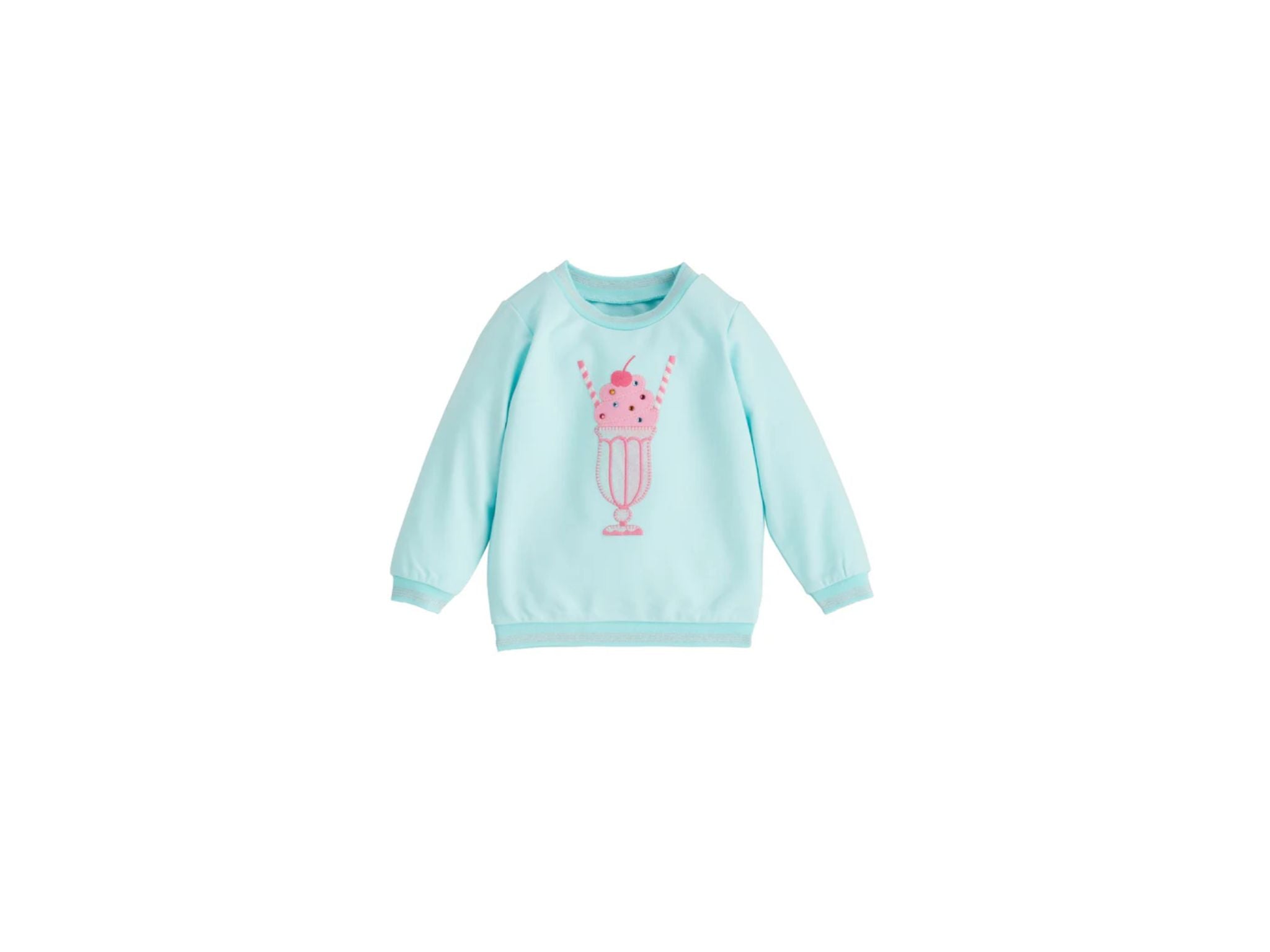 Ice Cream Sparkle Sweatshirt - Blue