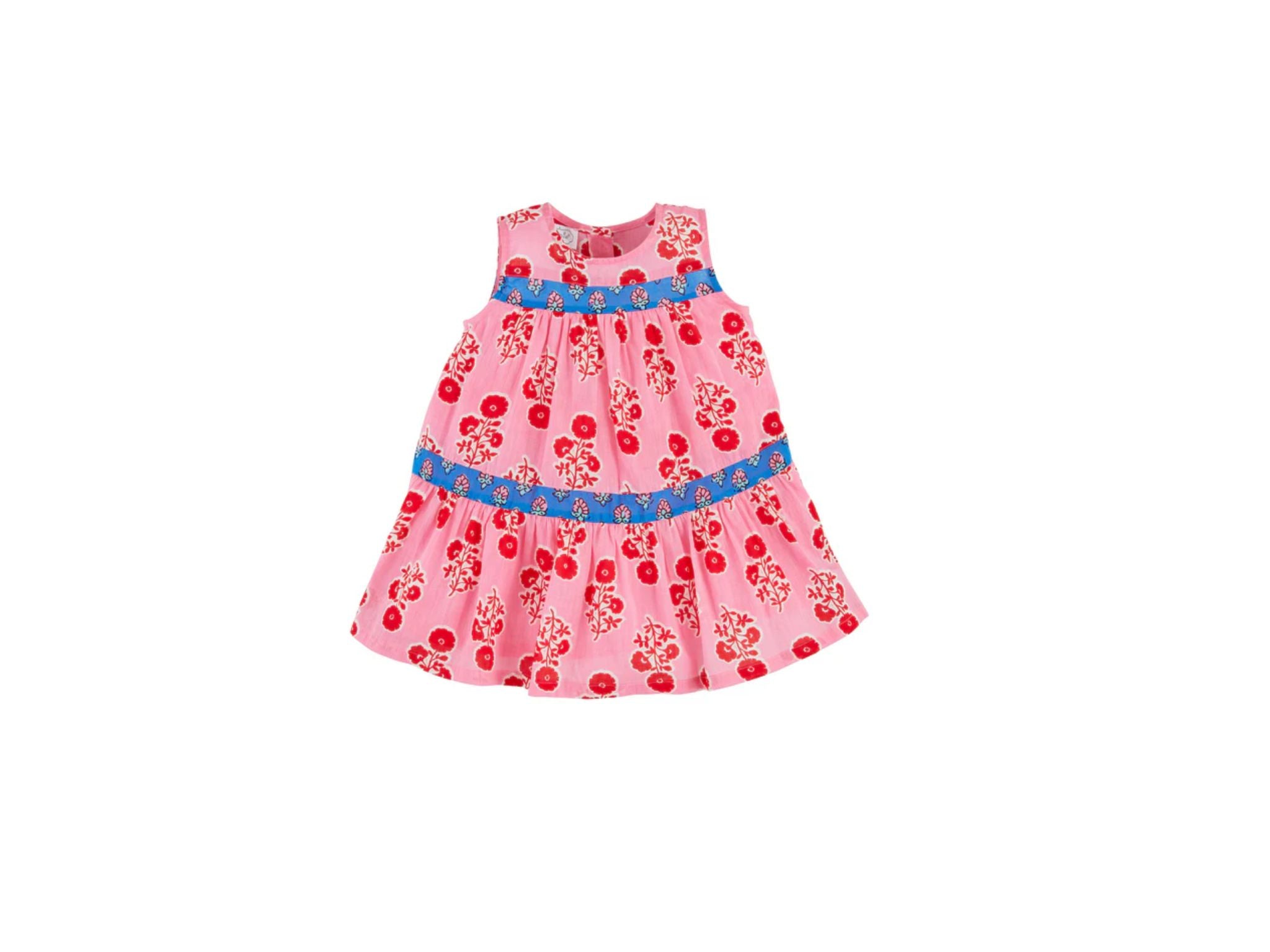Mudpie-Mixed Block Print Toddler Dress