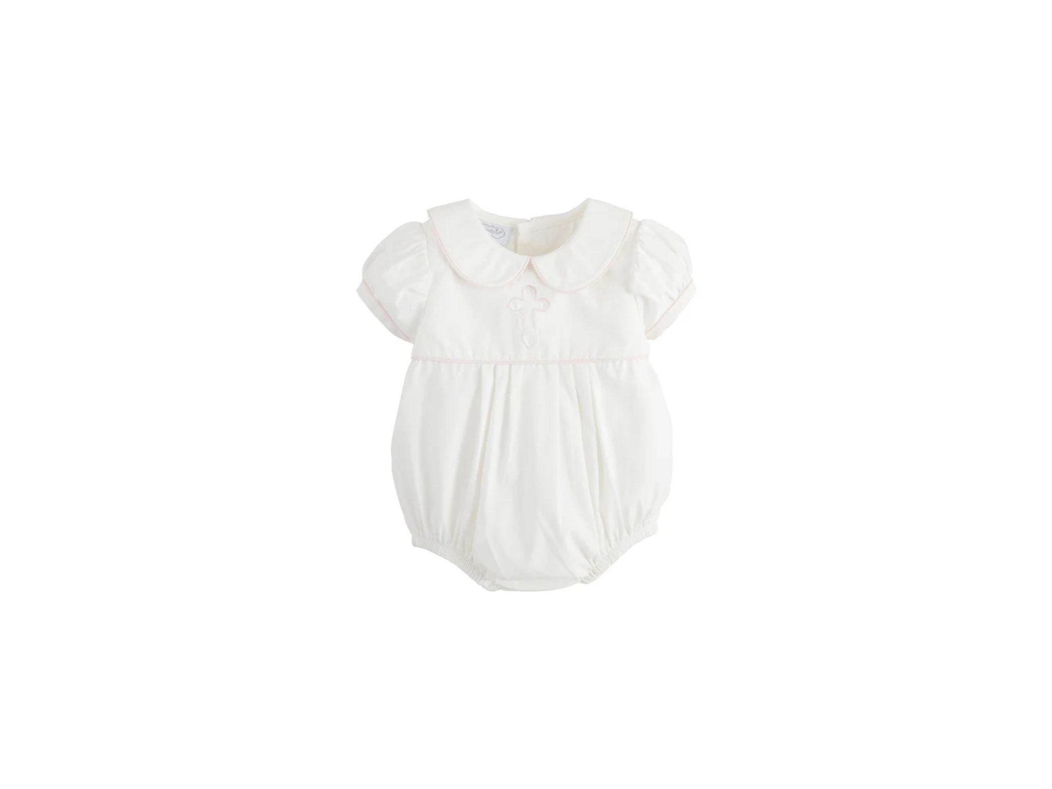 Pink Cross Poplin Bubble