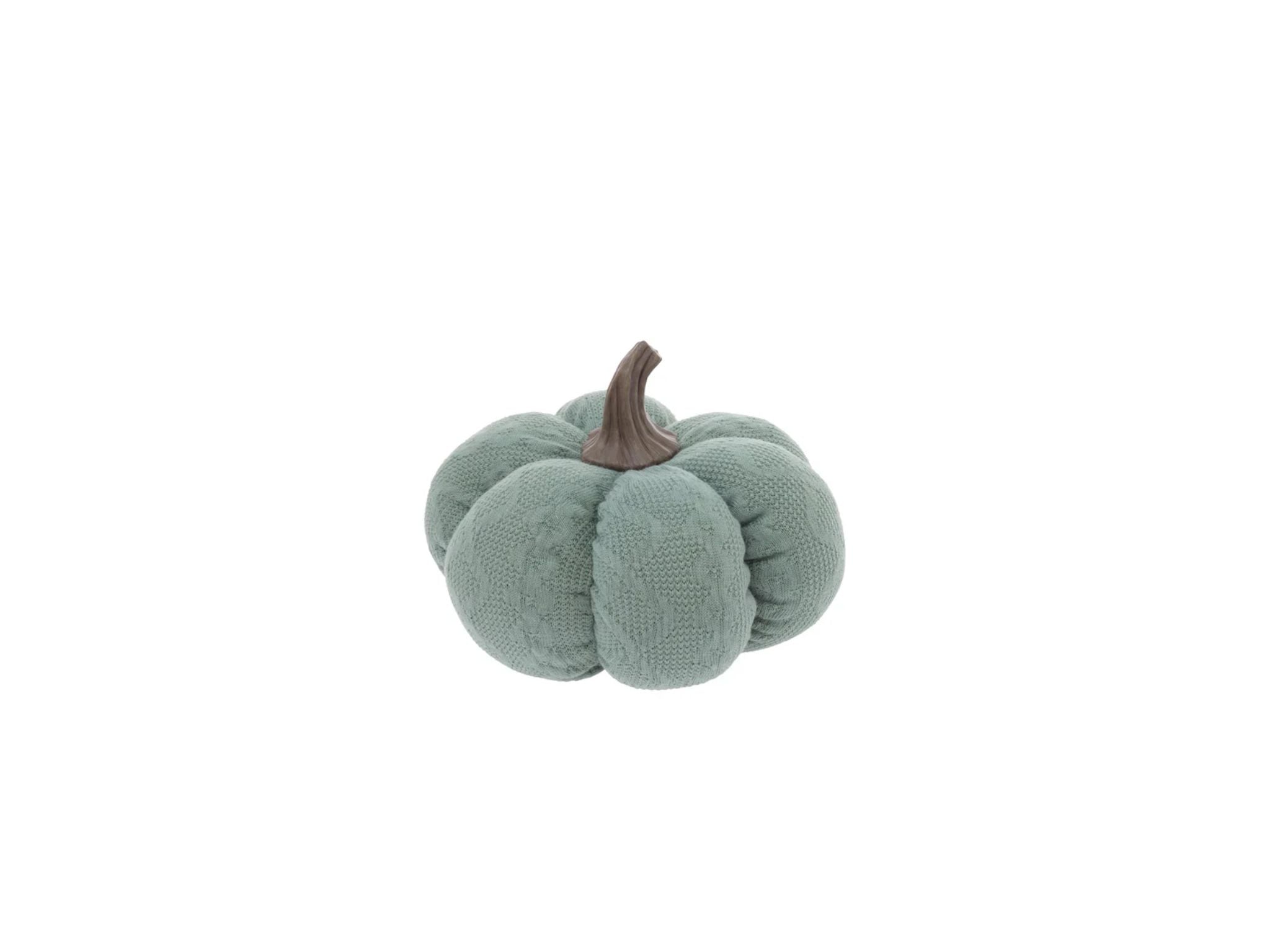 Small Plush Aqua Blue Pumpkin