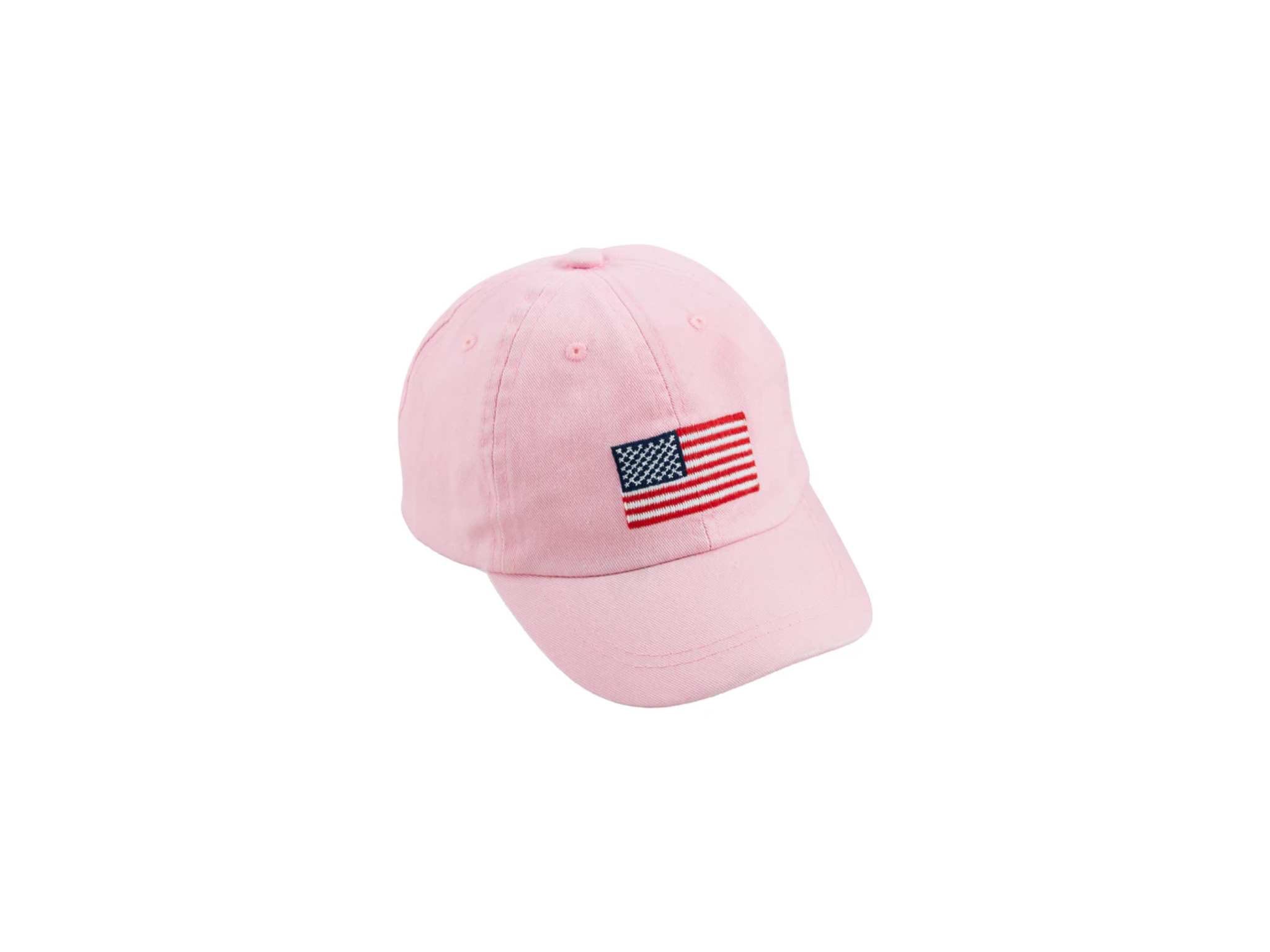 Pink Flag Embroidered Hat