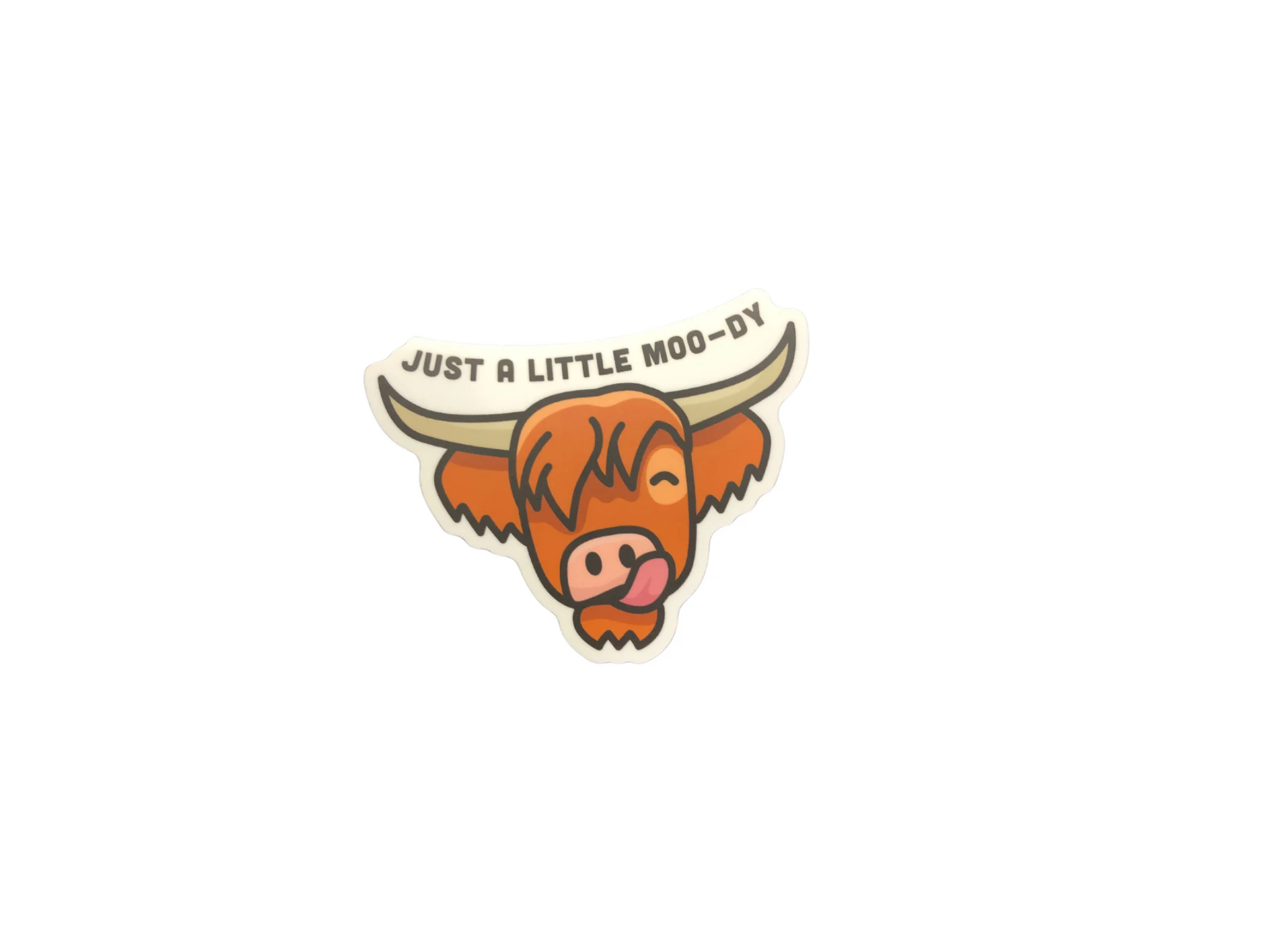 Sticker-Just A Little Moo-Dy