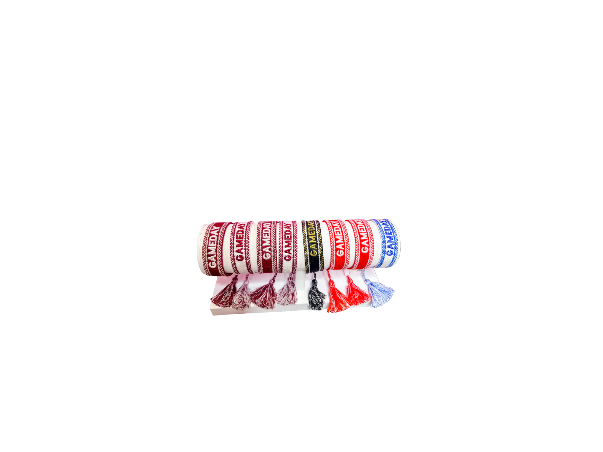 Game Day Embroidered Bracelets