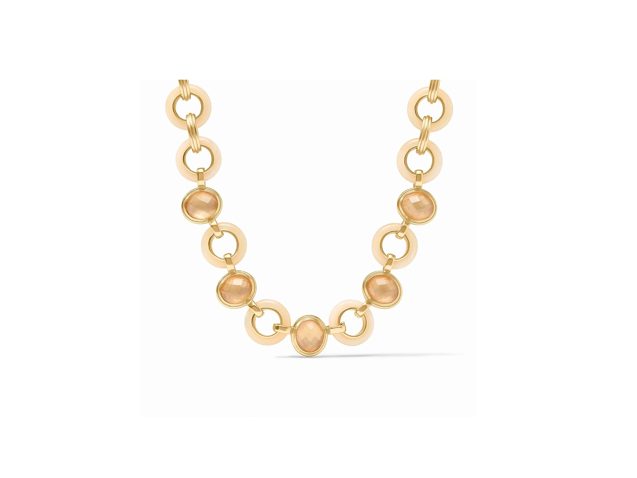 [Julie Vos]Carnaby Stone Necklace-Ivory