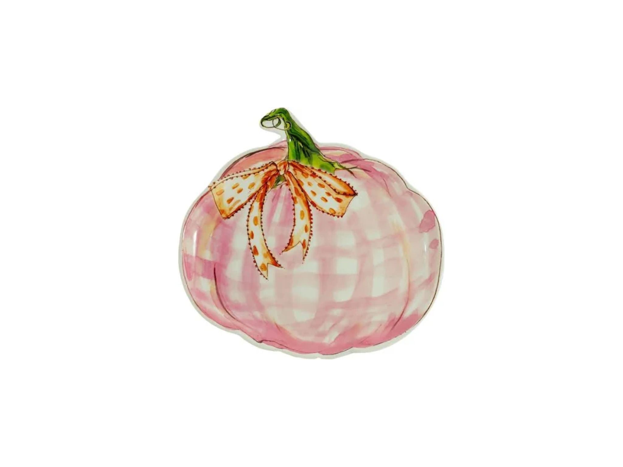 Pink Pumpkin Plate