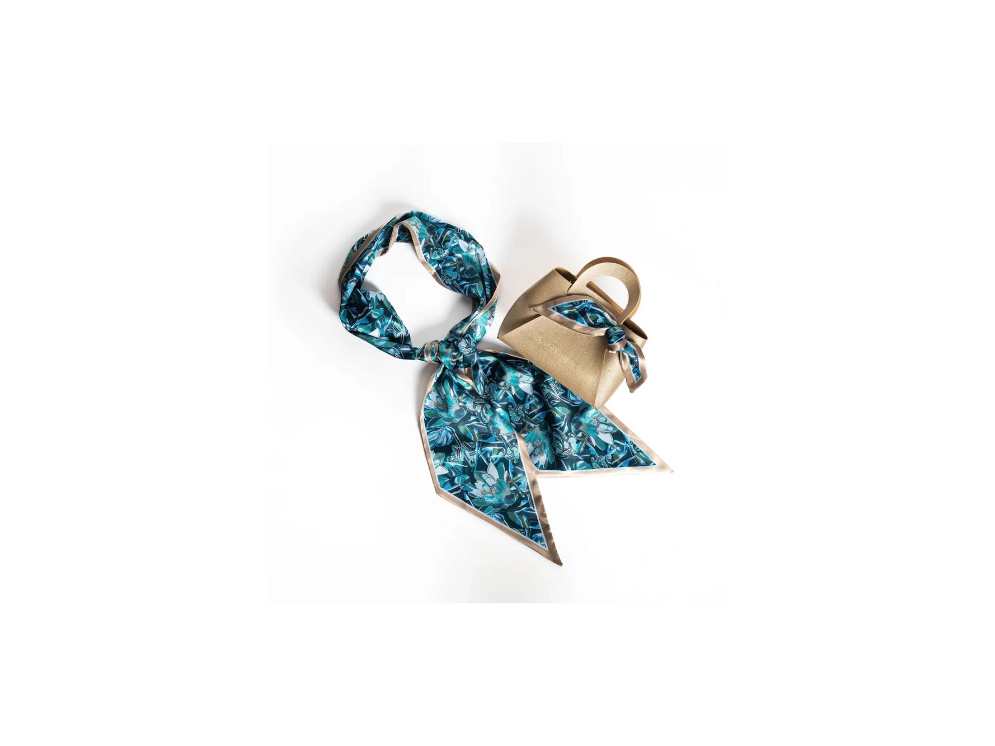 Painted Protea- Ocean Scarf