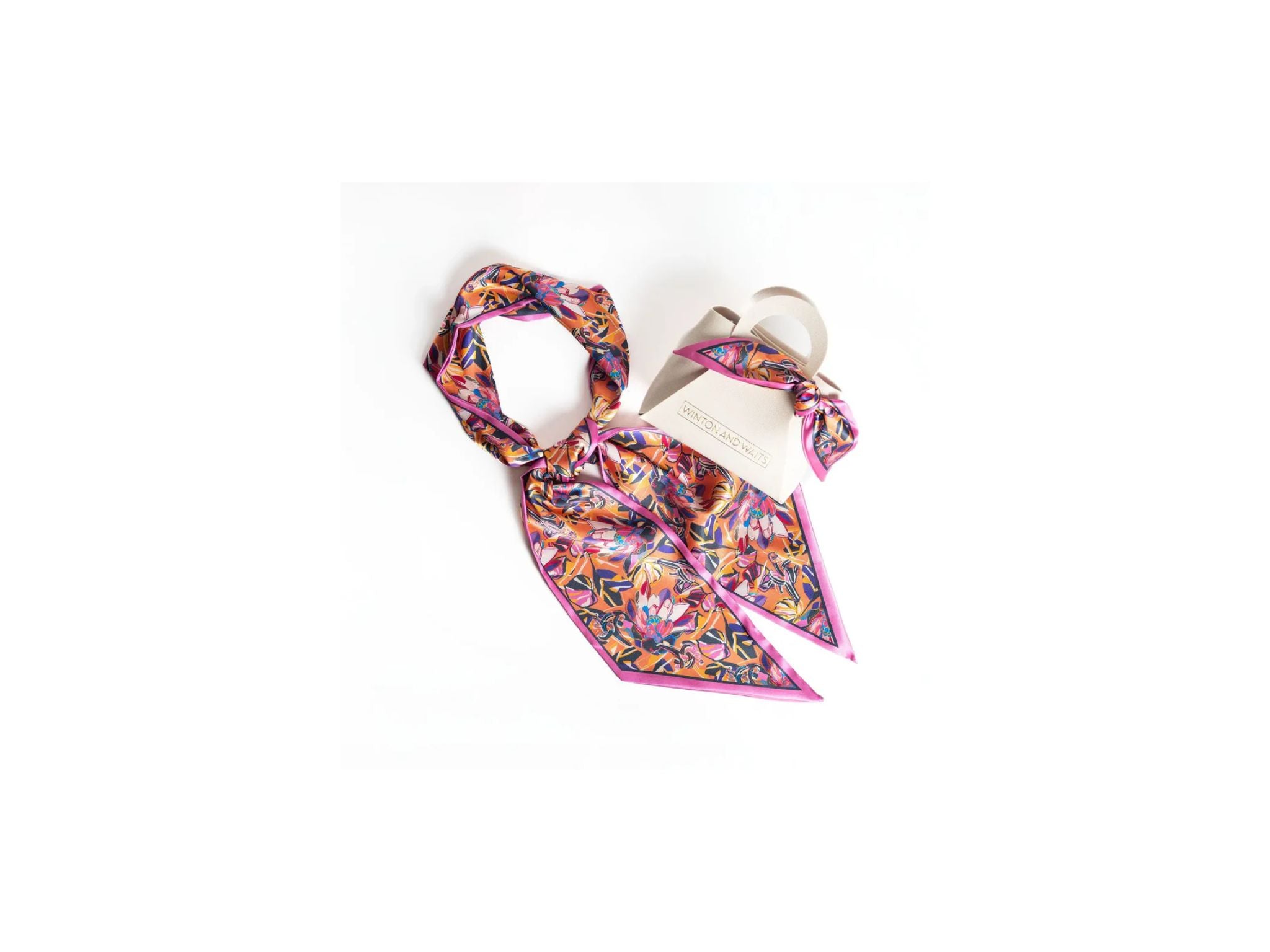 Painted Protea- Ochre Scarf