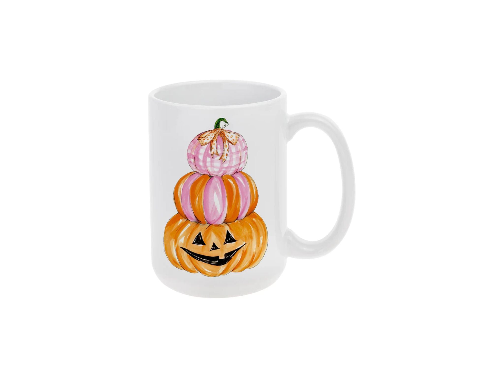 Pink Candy Corn Mug