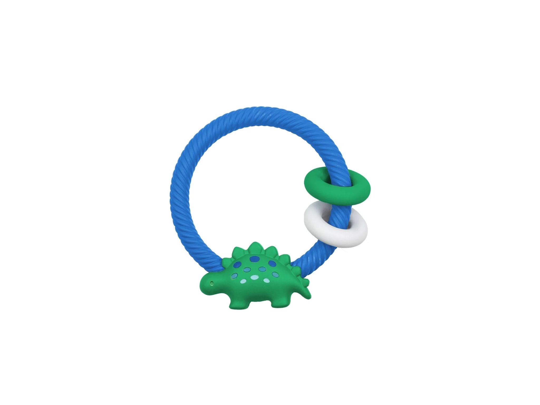 Ritzy Rattle Silicone Teether-Dino
