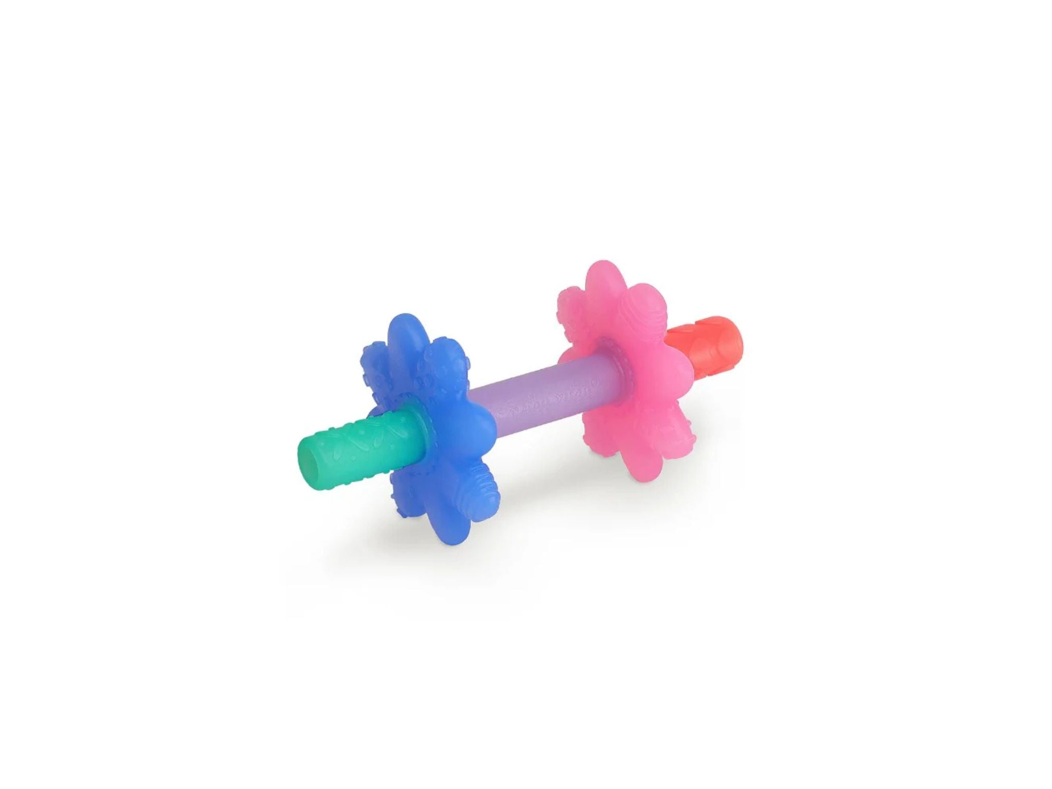 Teensy Tube Teether- Pink Rainbow