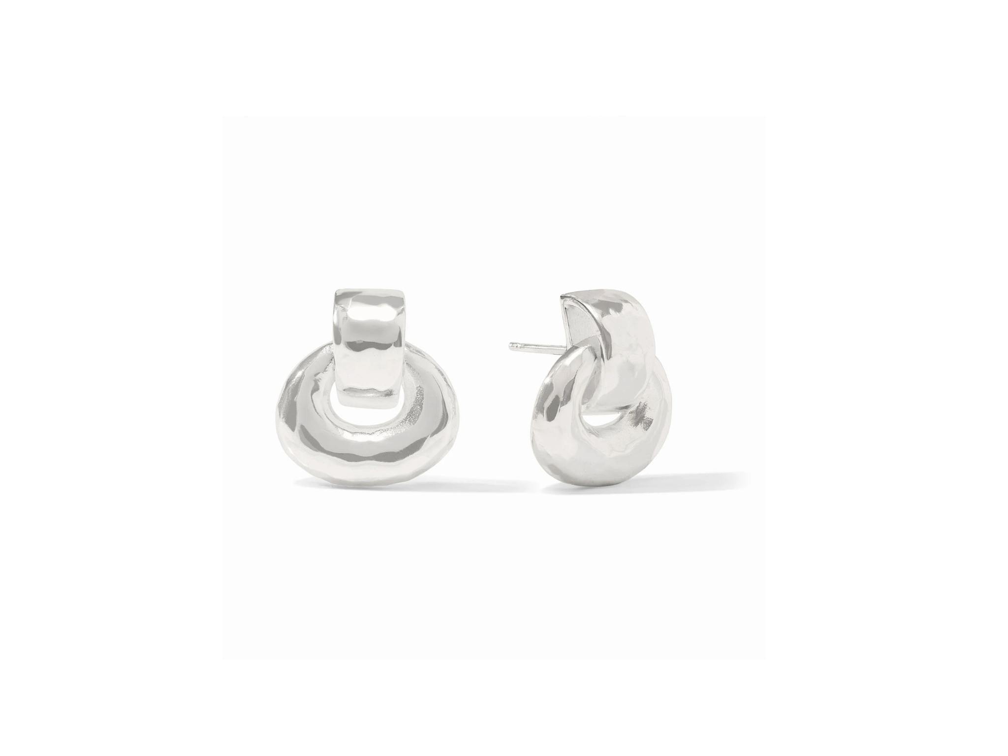 [Julie Vos]Avalon Demi Doorknocker Earring- Silver OS