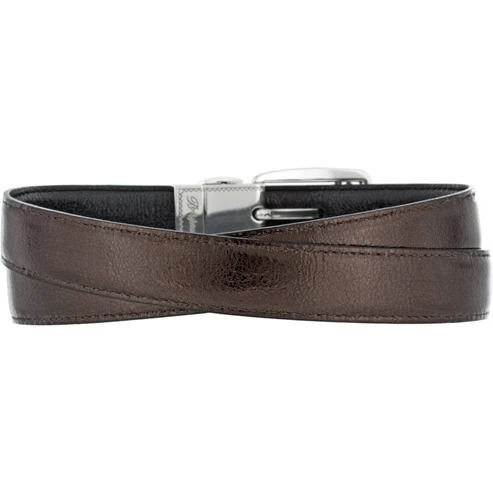 [Brighton] Mantilla Reversible Belt-BLK/BRNZ