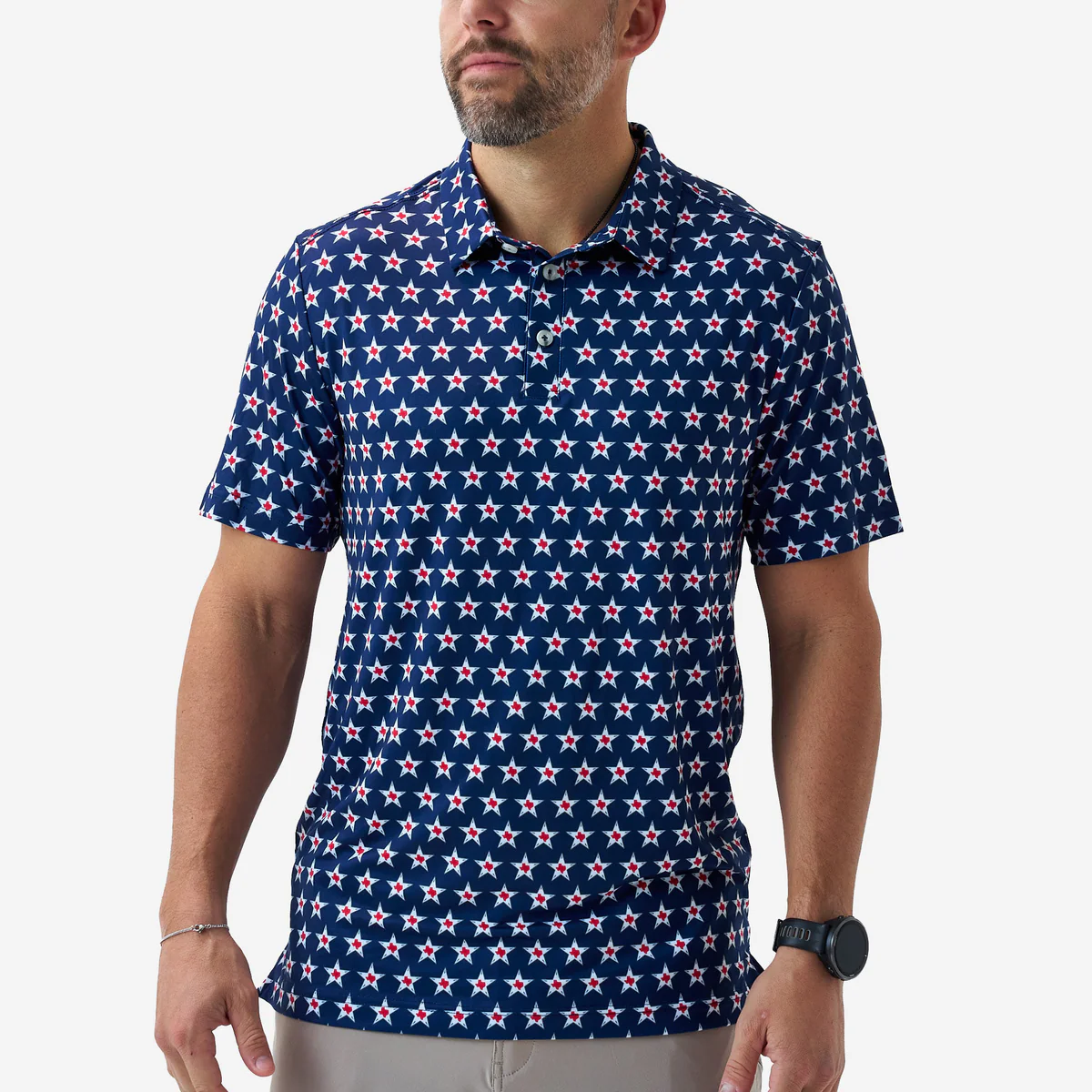 TEXAS VINTAGE PERFORMANCE POLO-NAVY