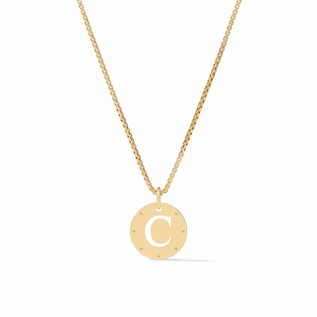 [Julie Vos] Monogram Delicate Necklace-C