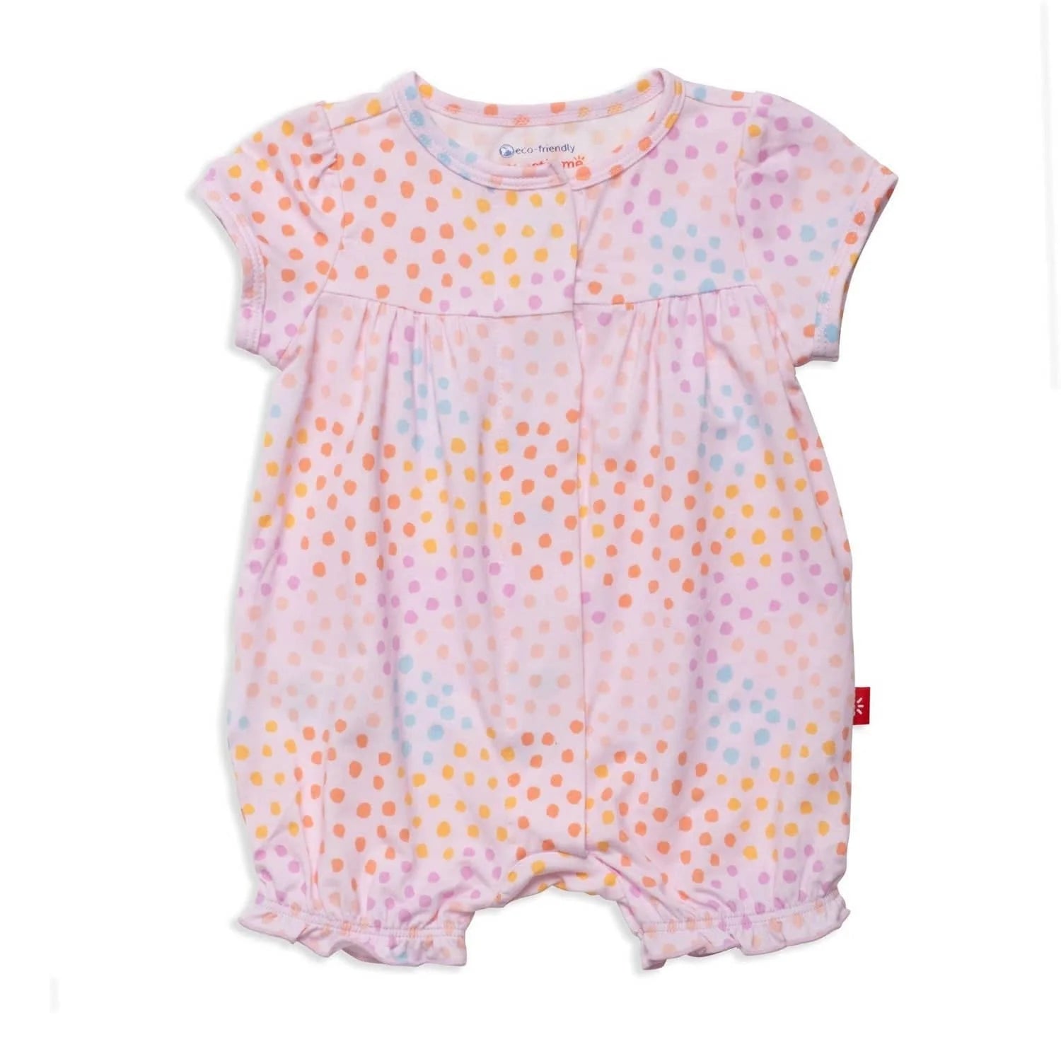 [Magnetic Me] Pink Sparkle Modal Magnetic Romper-9-12Mo