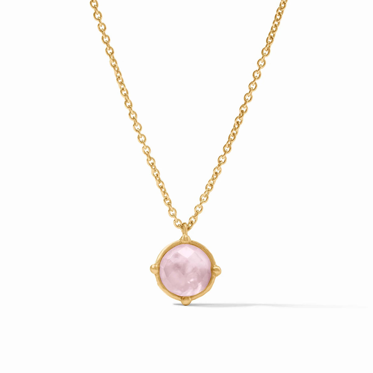 Honeybee Solitaire Necklace-Iridescent Aquamarine Blue-OS main image 1
