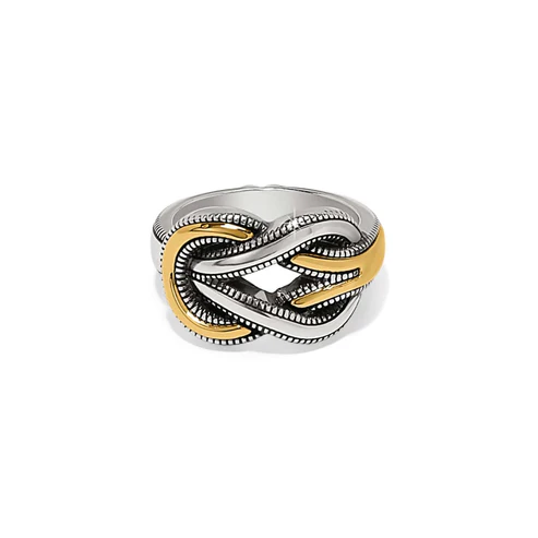 [Brighton] Interlok Harmony Two Tone Ring-7