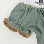 Sage Green Mallard Girls Dress