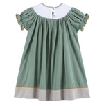 Sage Green Mallard Girls Dress