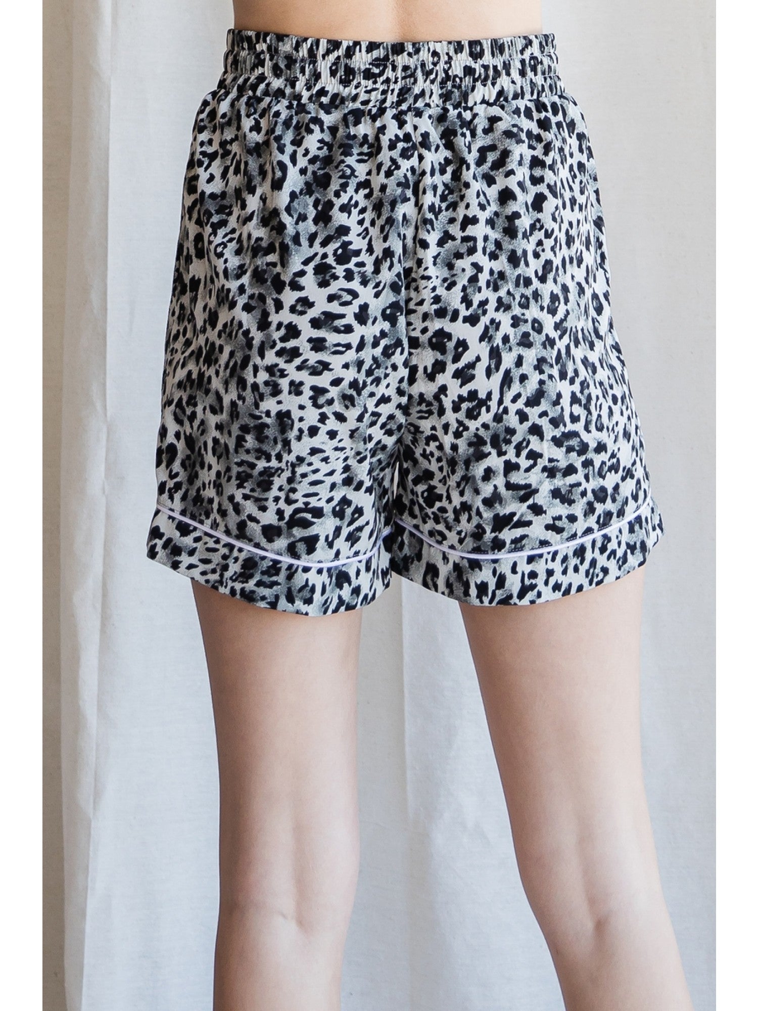 Leopard Print Sleepwear Set.