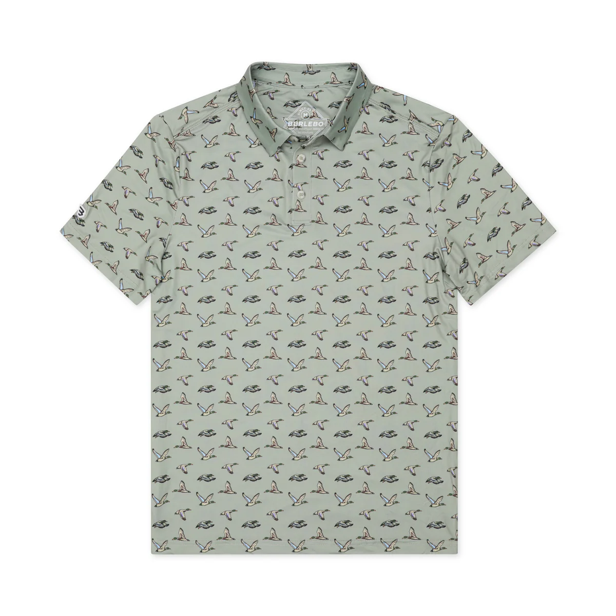 [Burlebo] Performance Polo-Flying Ducks-Green