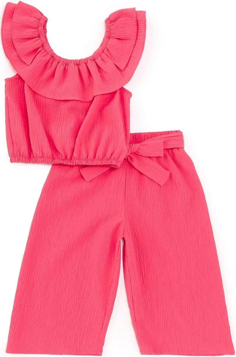 Lily Ruffle Top Pant Set