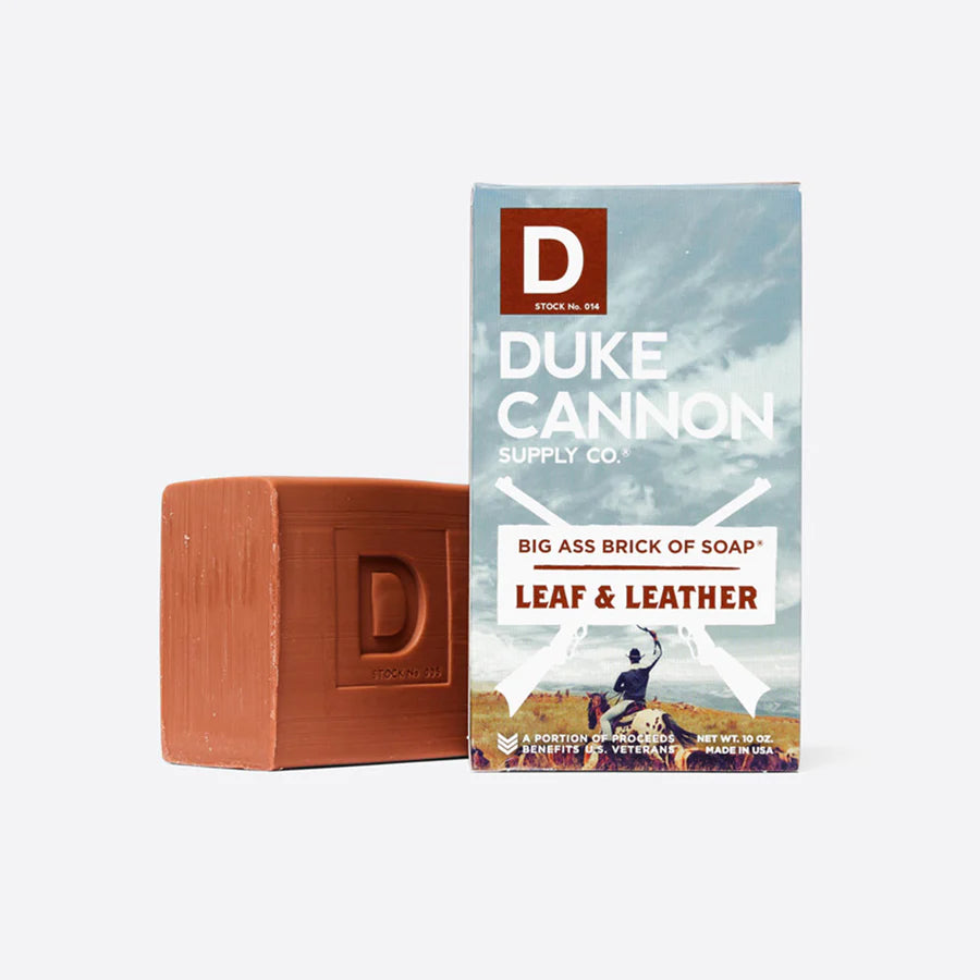 [Duke Cannon] Big Ass Brick of Soap-Leaf and Leather