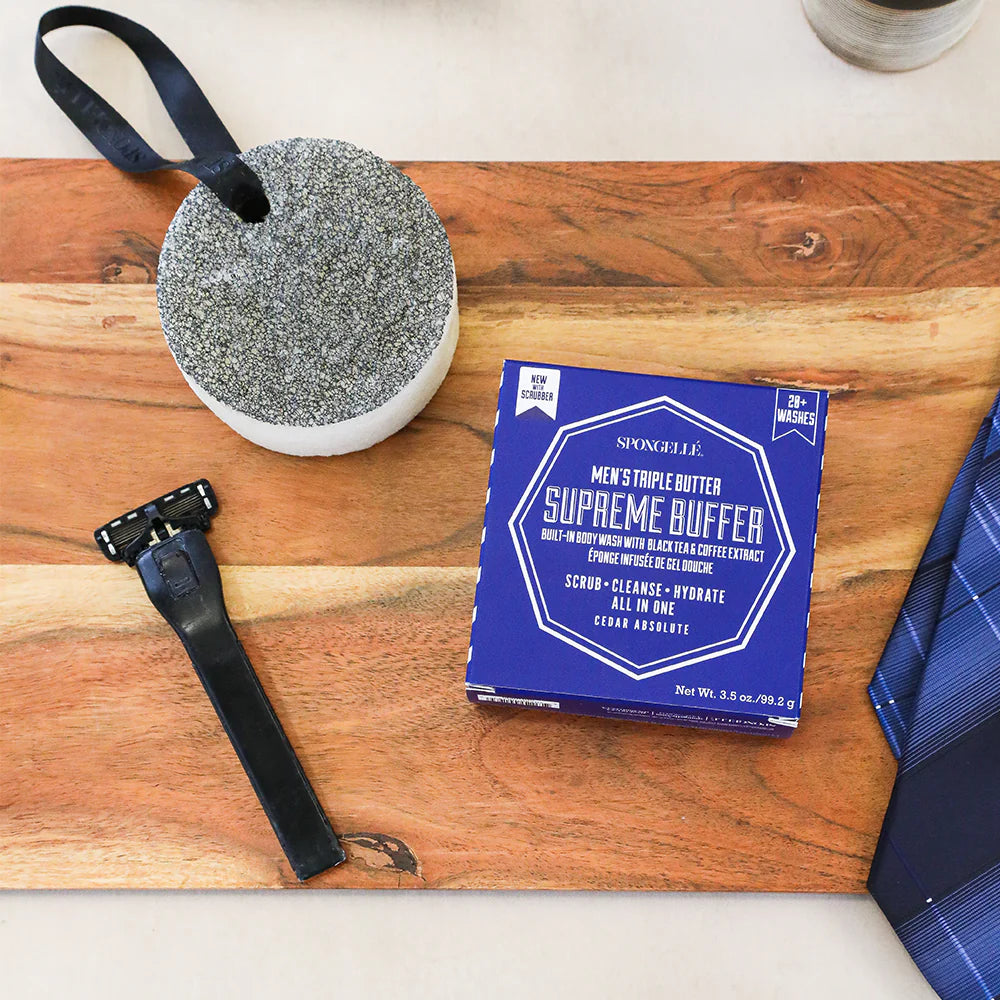 Men's Supreme Buffer with Black Scrubber - Cedar Absolute