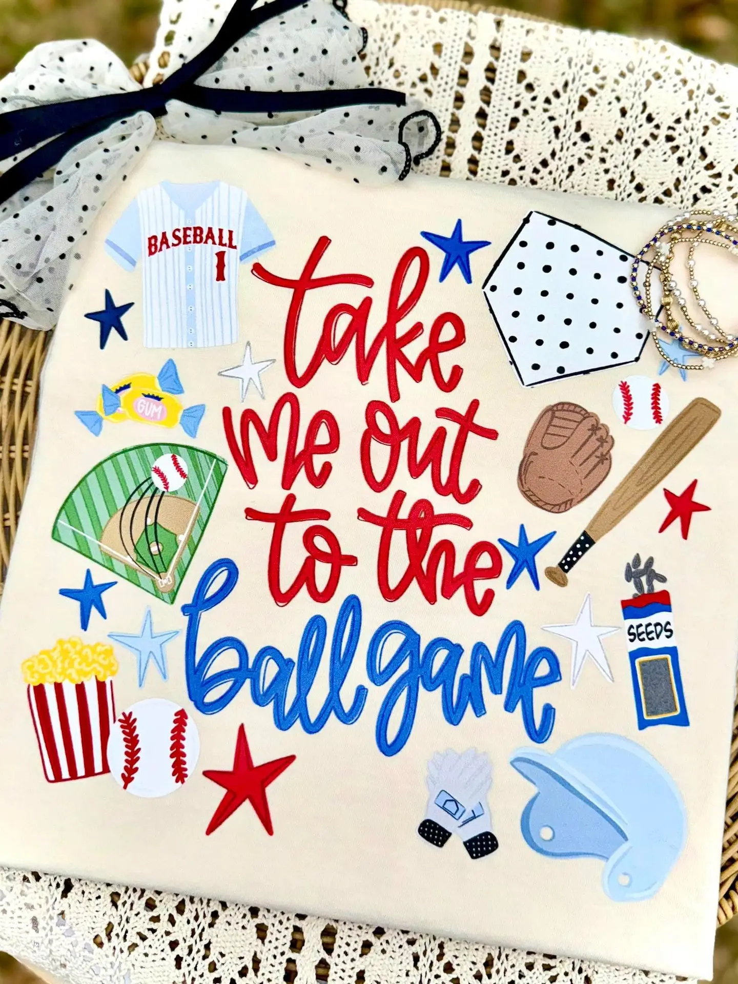 Take Me Out to the Ballgame Tee