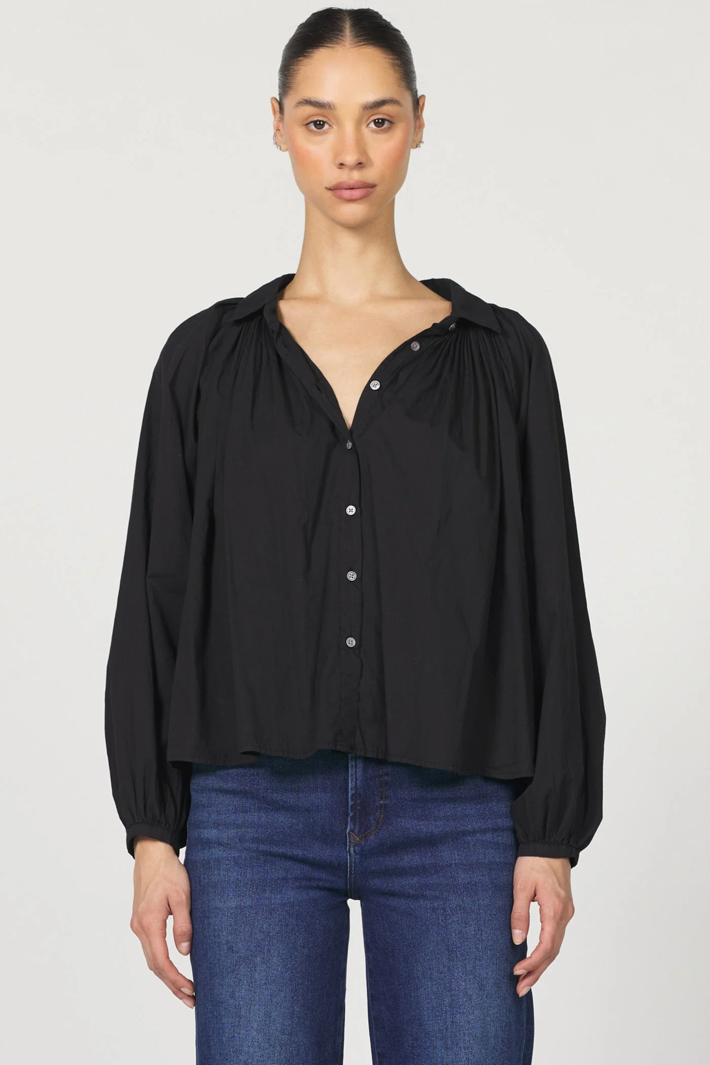 [Dear John] Benedict Novelty Shirt - Black