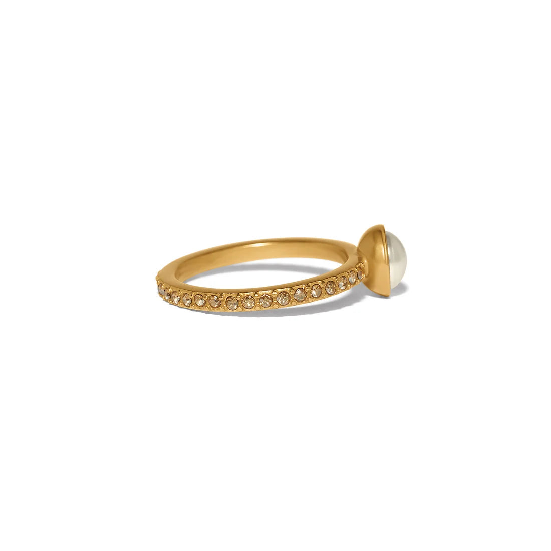[Brighton] Trust Your Journey Double Pearl Ring-8