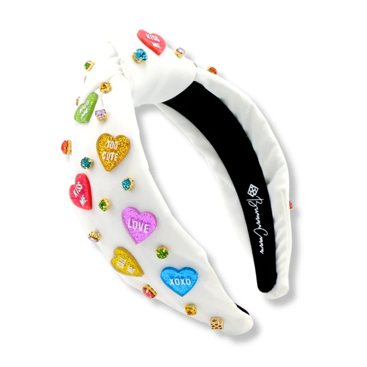 [Brianna Cannon}  Multi Colored Candy Hearts Headband
