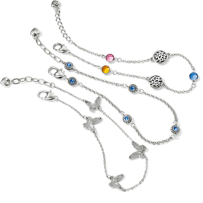 [Brighton] Twinkle Anklet- Sapphire