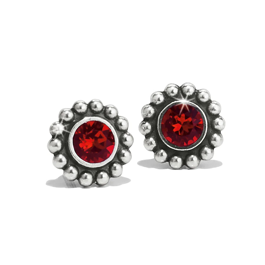 {Brighton} Twinkle Mini Post Earrings-Ruby