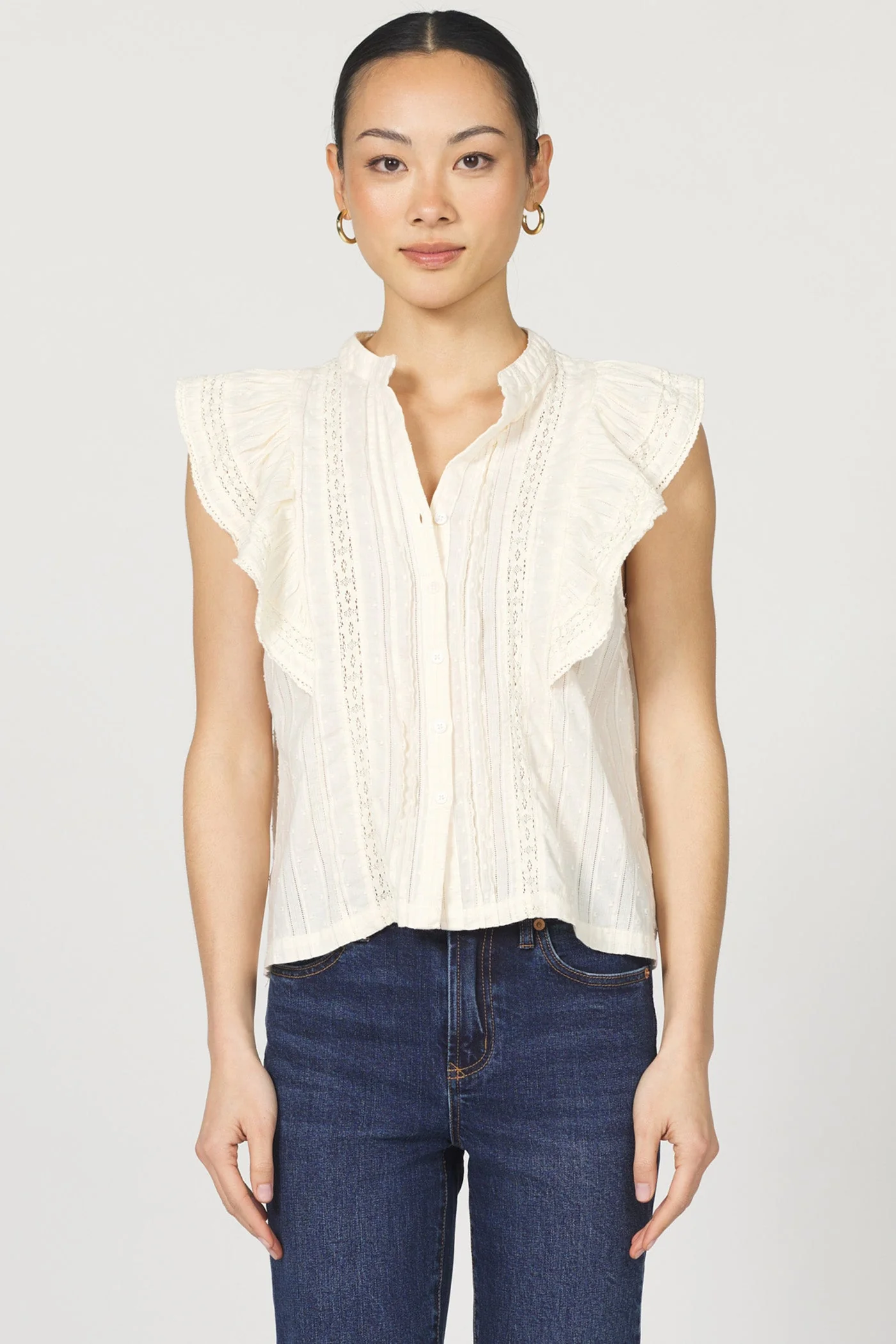 [Dear John] Fatima Shirt- Whitecap Gray