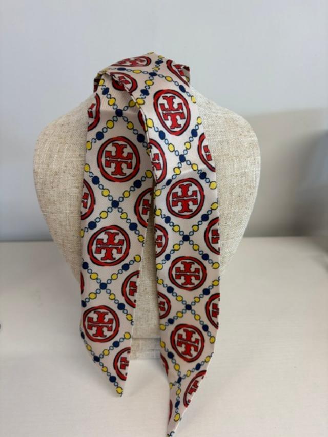 The Tori  2" Tie Scarf- Red