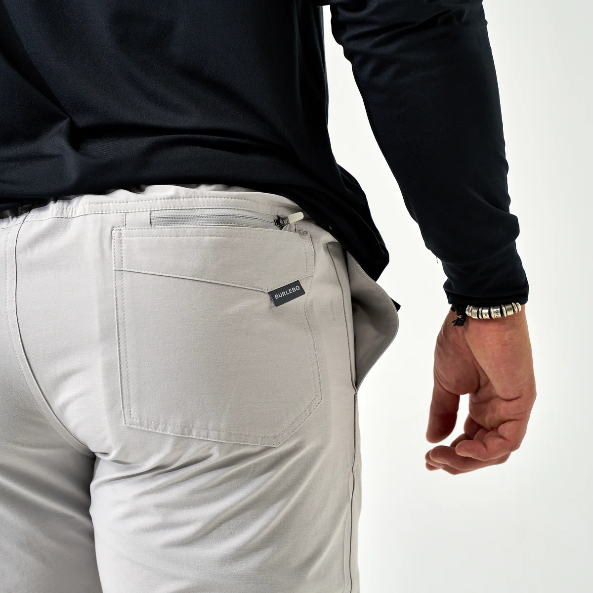 [Burlebo] Performance Pant- Stone Grey