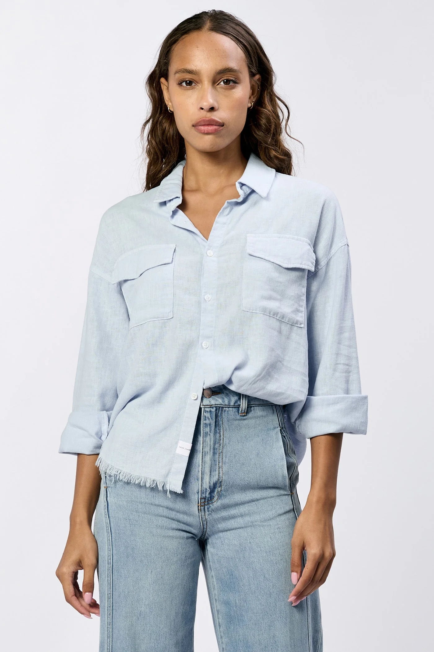 [Dear John] Adrianna Button Up Top - Skyway