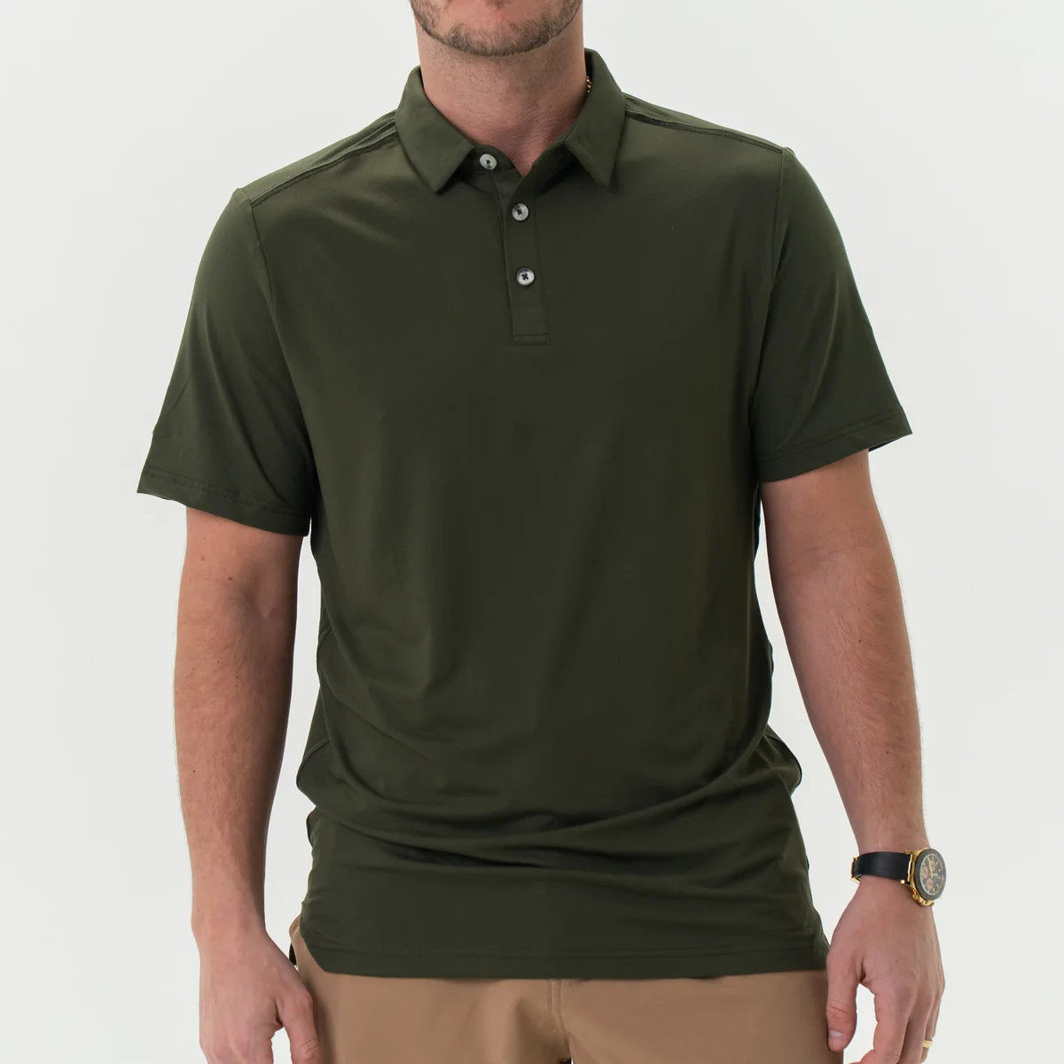 [Burlebo]Performance Polo - Mallard Green