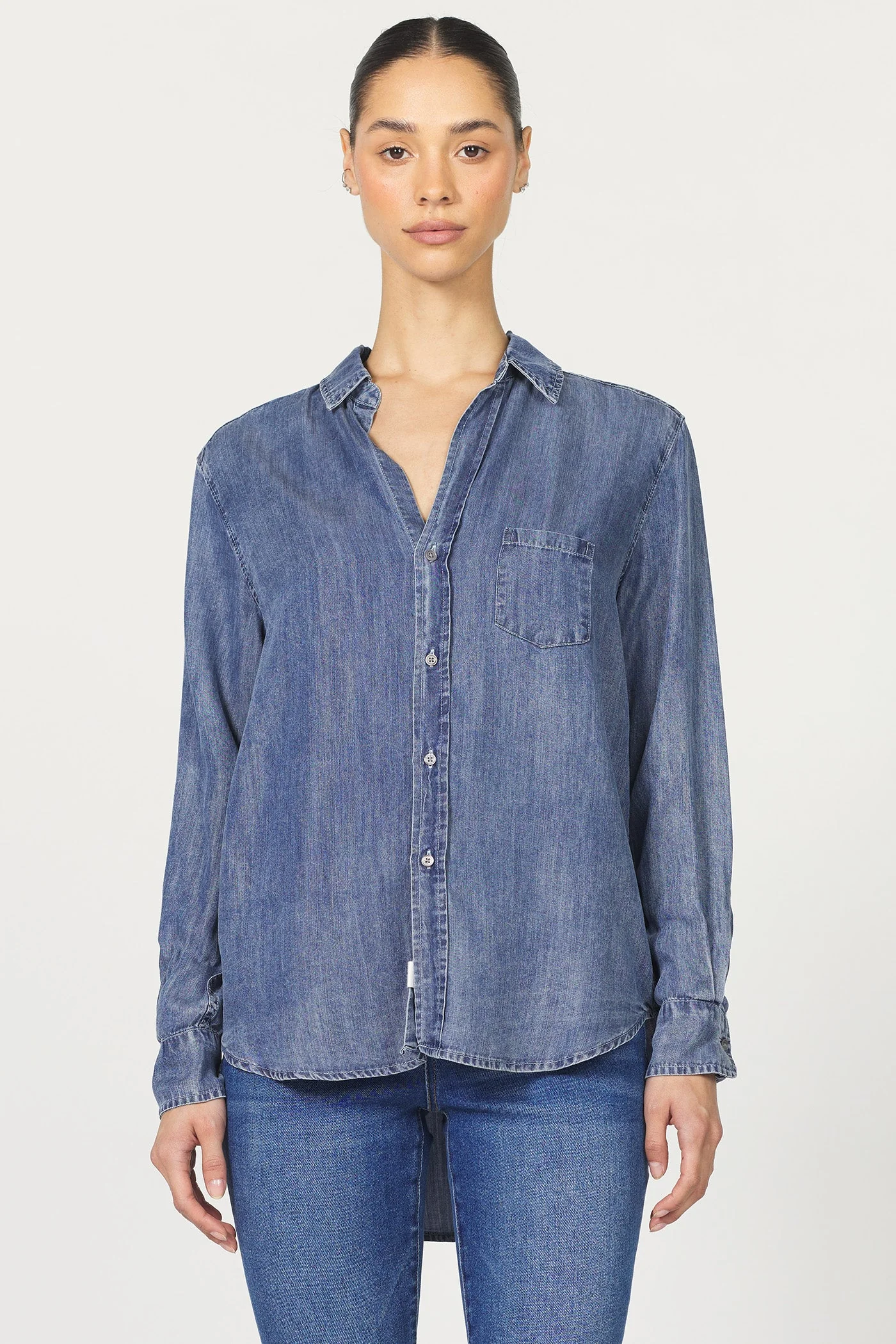 [Dear John] Galina Shirt- Independence Blue