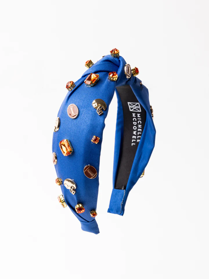 Victory Vibes Headband - Blue/Orange