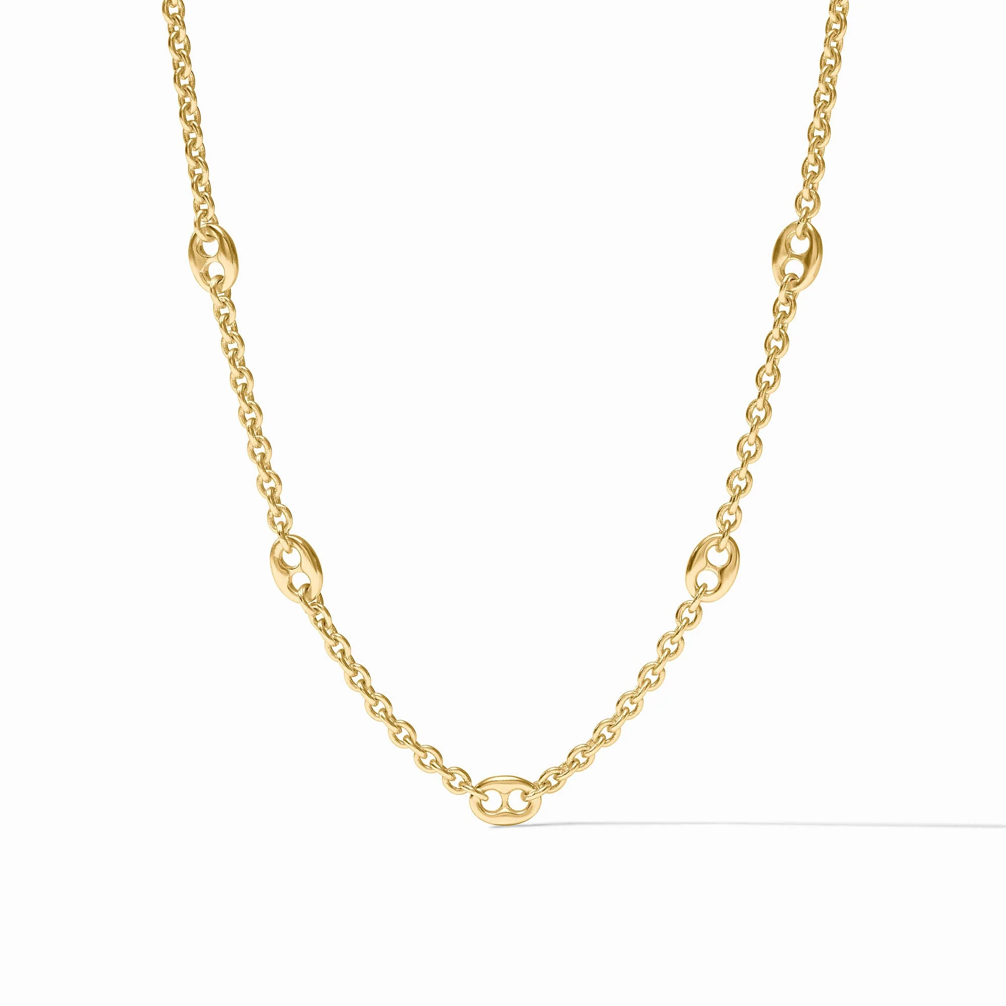 [Julie Vos] Laguna Delicate Station Necklace-Gold