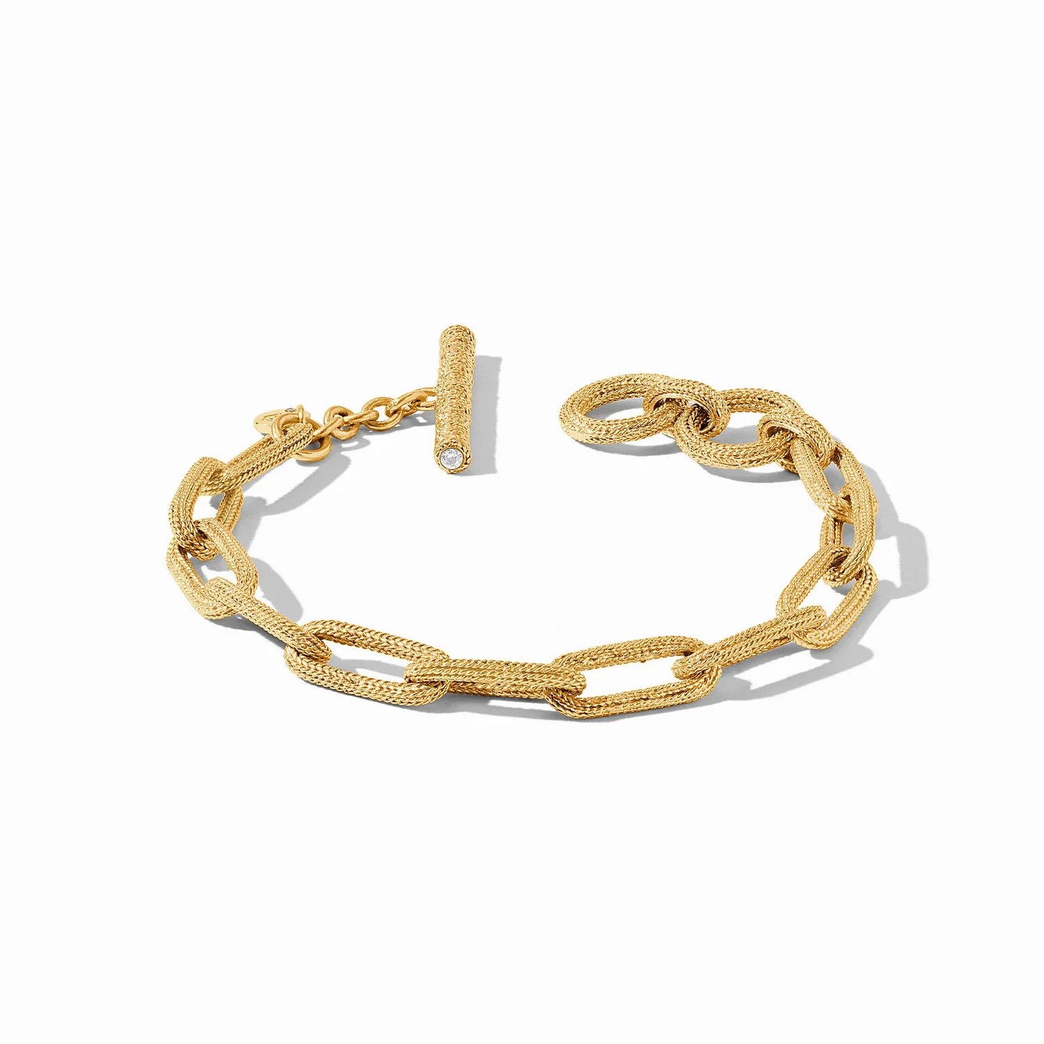 [Julie Vos] Cheval Paperclip Link Bracelet-Gold