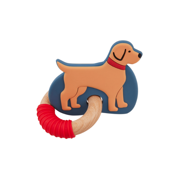 [Mud Pie] Dog Ring Silicone Teether