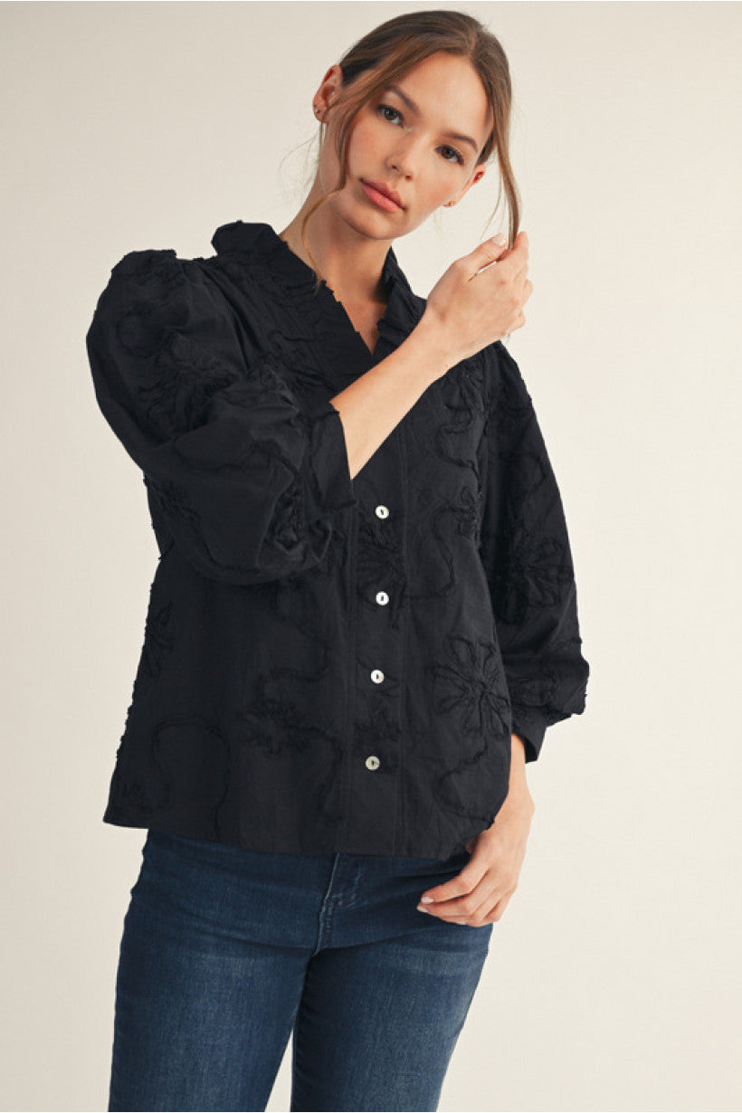 The Scaret Top- Black