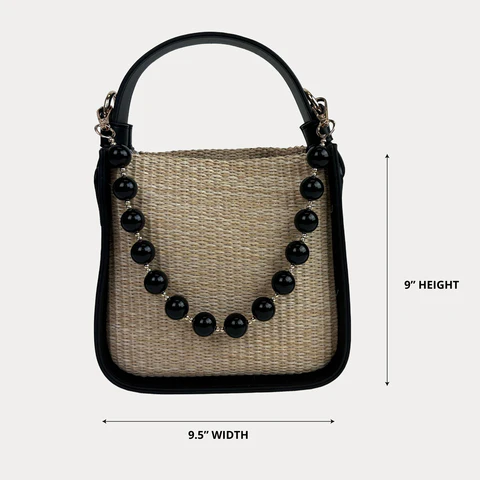 Carly Raffia Crossbody